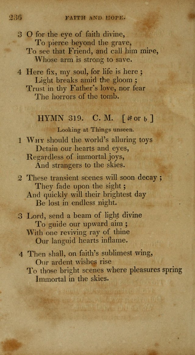 The New Hymn Book, Designed for Universalist Societies: compiled from approved authors, with variations and additions. Second Ed. page 247