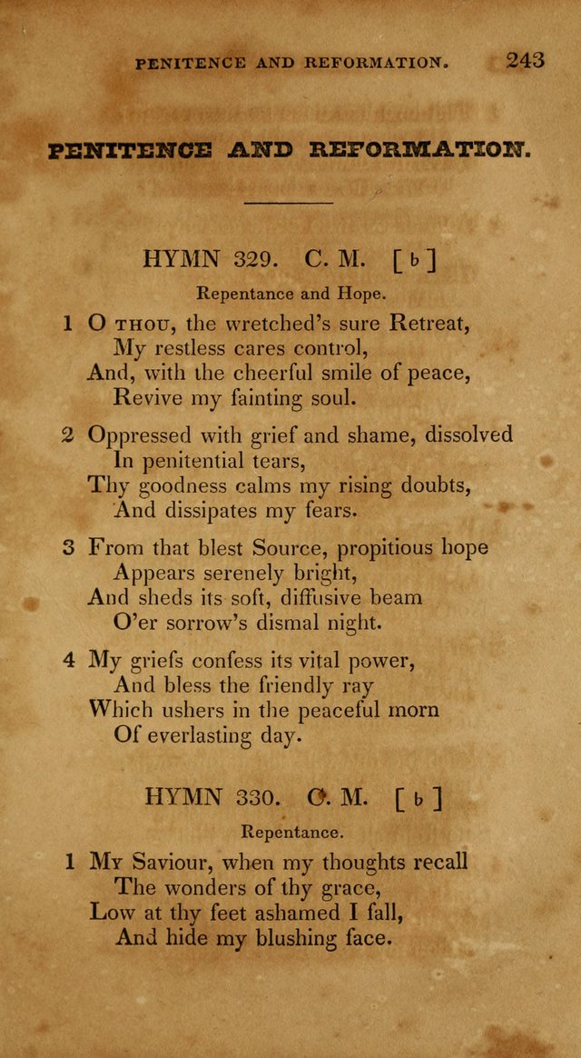 The New Hymn Book, Designed for Universalist Societies: compiled from approved authors, with variations and additions. Second Ed. page 254