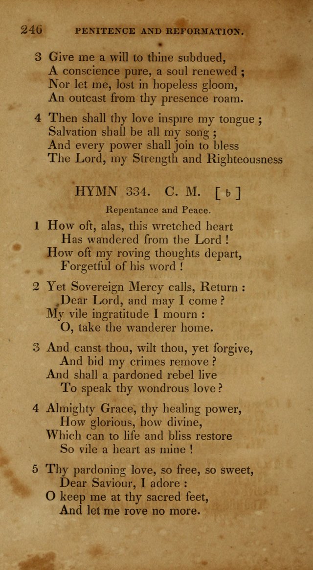 The New Hymn Book, Designed for Universalist Societies: compiled from approved authors, with variations and additions. Second Ed. page 257