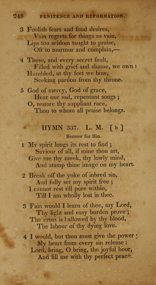 The New Hymn Book, Designed for Universalist Societies: compiled from approved authors, with variations and additions. Second Ed. page 259