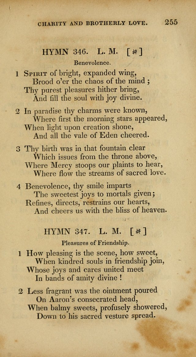 The New Hymn Book, Designed for Universalist Societies: compiled from approved authors, with variations and additions. Second Ed. page 266