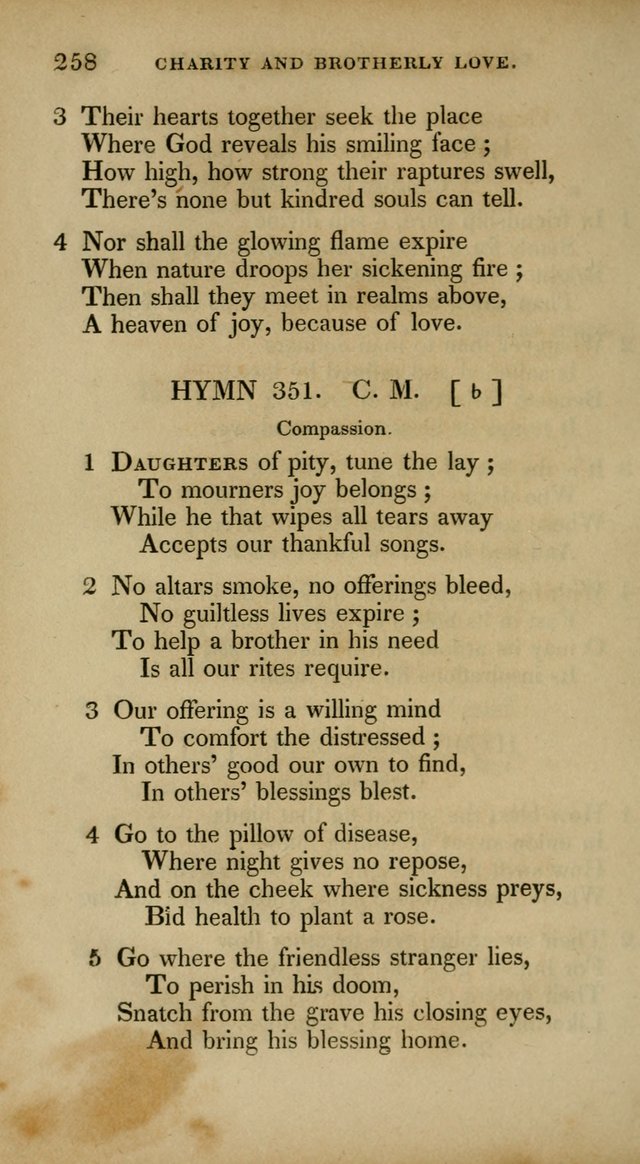 The New Hymn Book, Designed for Universalist Societies: compiled from approved authors, with variations and additions. Second Ed. page 269