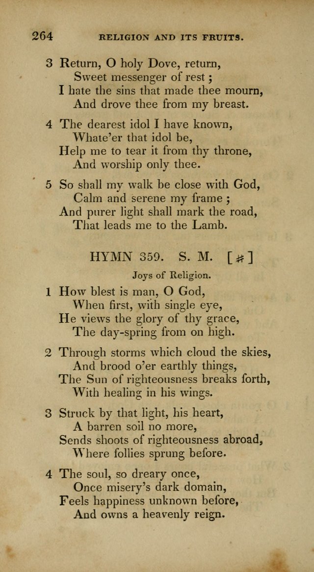 The New Hymn Book, Designed for Universalist Societies: compiled from approved authors, with variations and additions. Second Ed. page 275