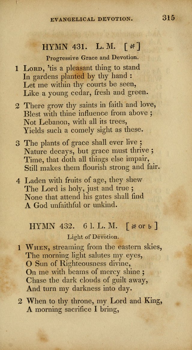 The New Hymn Book, Designed for Universalist Societies: compiled from approved authors, with variations and additions. Second Ed. page 326