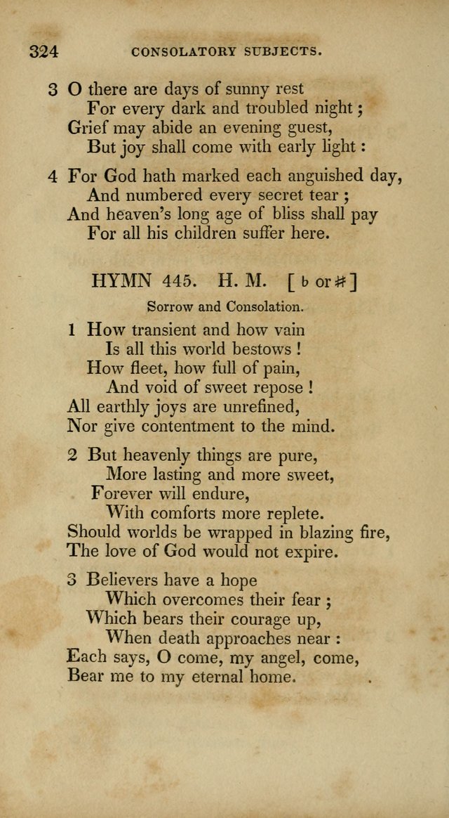 The New Hymn Book, Designed for Universalist Societies: compiled from approved authors, with variations and additions. Second Ed. page 335
