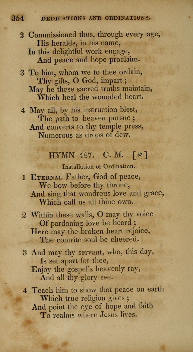 The New Hymn Book, Designed for Universalist Societies: compiled from approved authors, with variations and additions. Second Ed. page 365