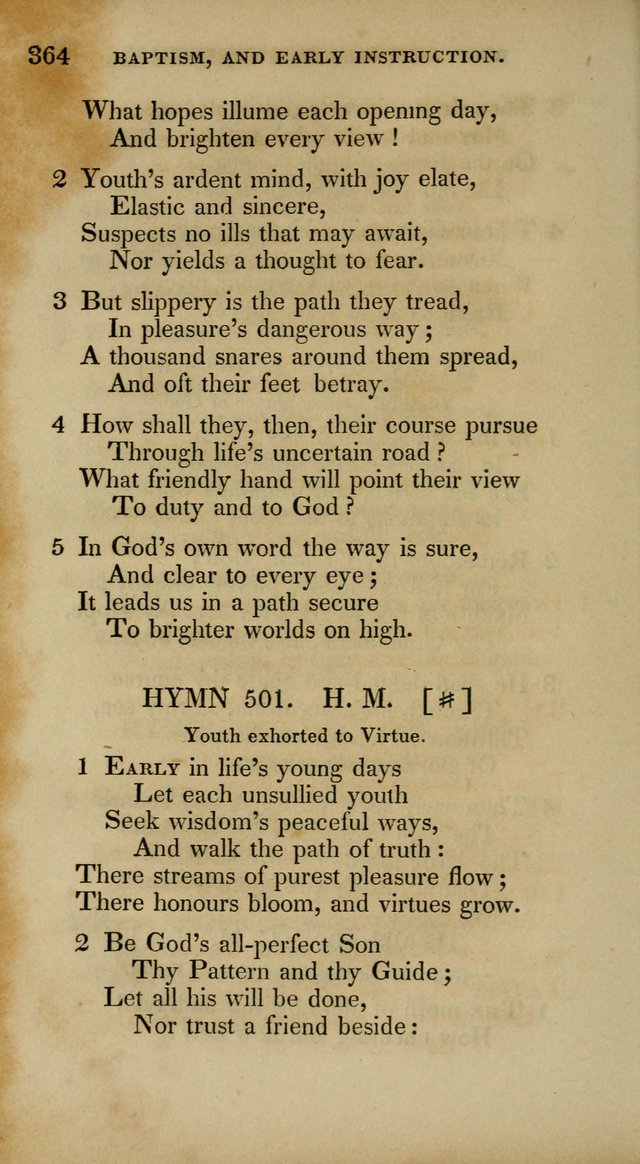 The New Hymn Book, Designed for Universalist Societies: compiled from approved authors, with variations and additions. Second Ed. page 375