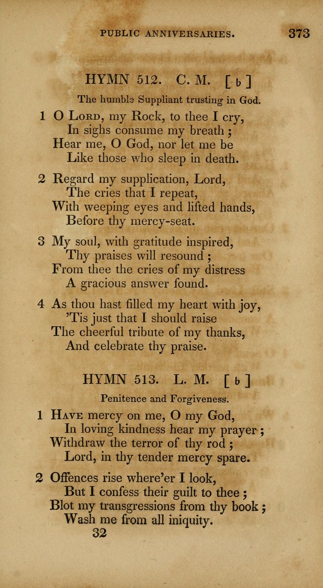 The New Hymn Book, Designed for Universalist Societies: compiled from approved authors, with variations and additions. Second Ed. page 384
