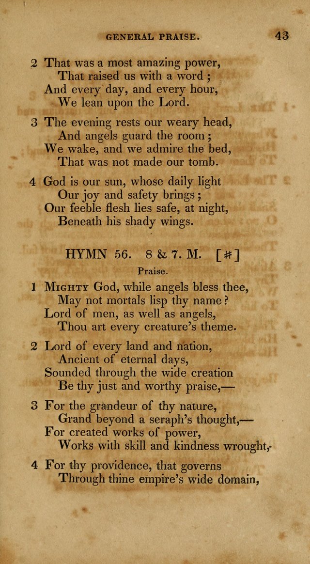 The New Hymn Book, Designed for Universalist Societies: compiled from approved authors, with variations and additions. Second Ed. page 54