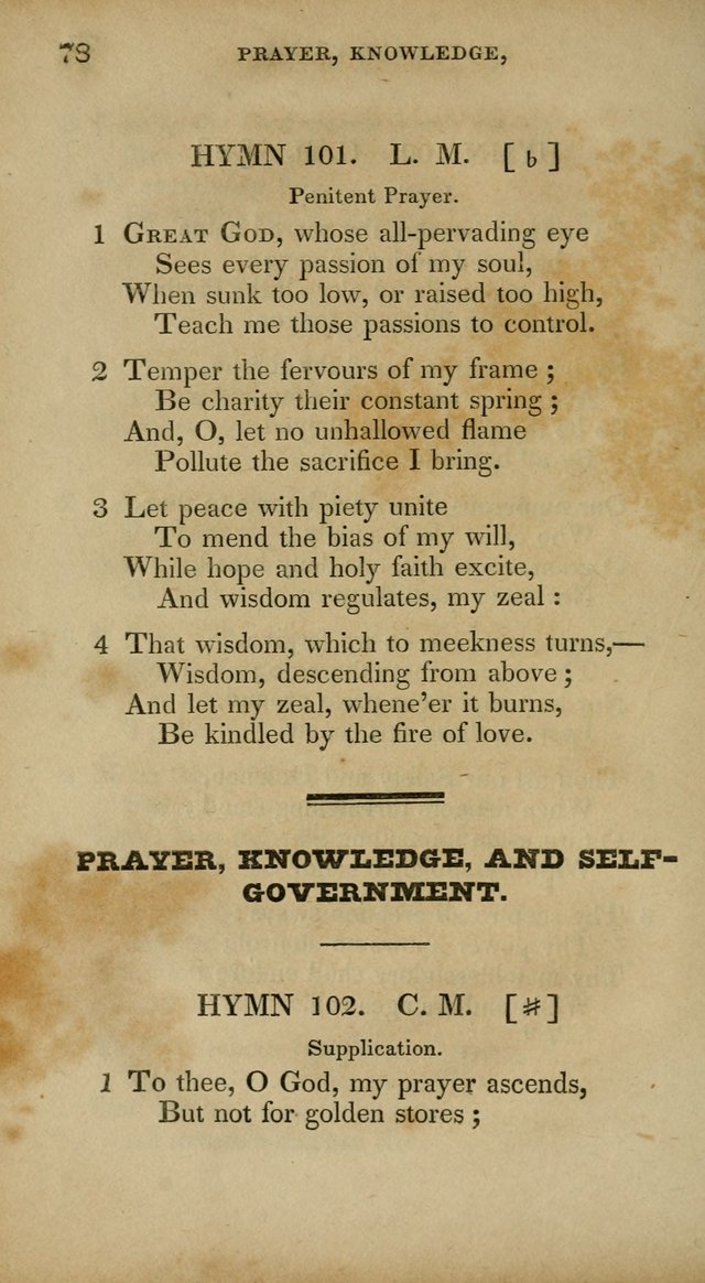 The New Hymn Book, Designed for Universalist Societies: compiled from approved authors, with variations and additions. Second Ed. page 89