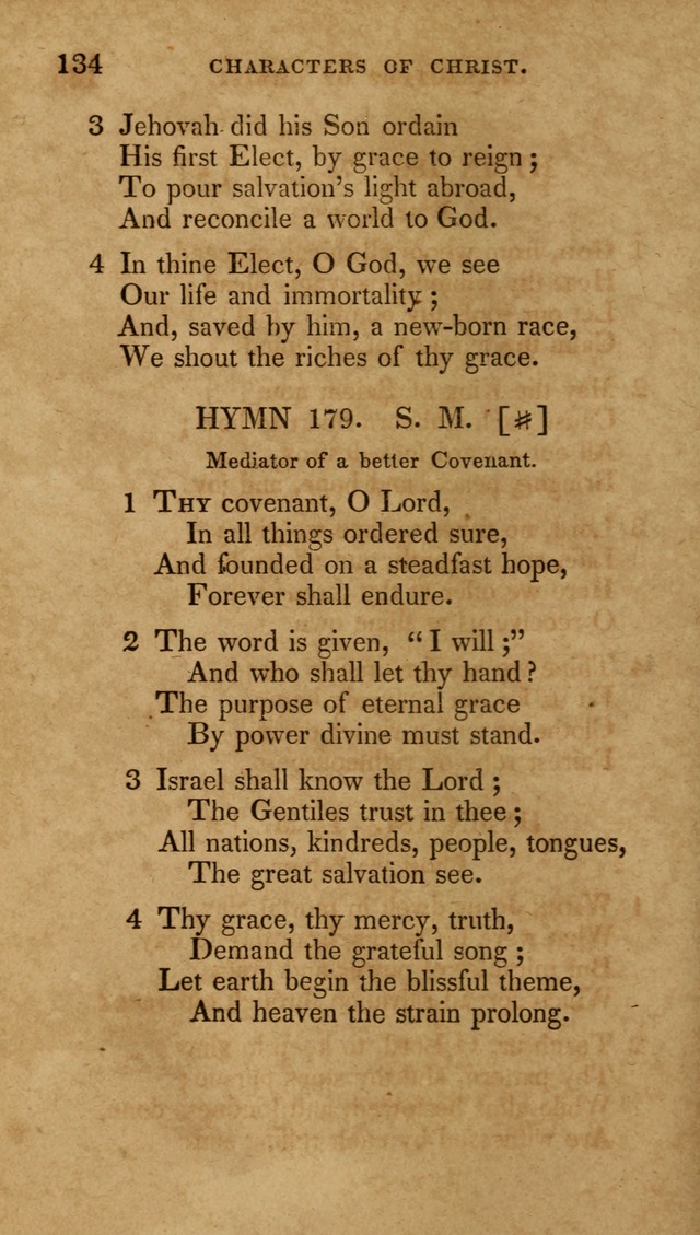 The New Hymn Book, Designed for Universalist Societies: compiled from approved authors, with variations and additions (9th ed.) page 134