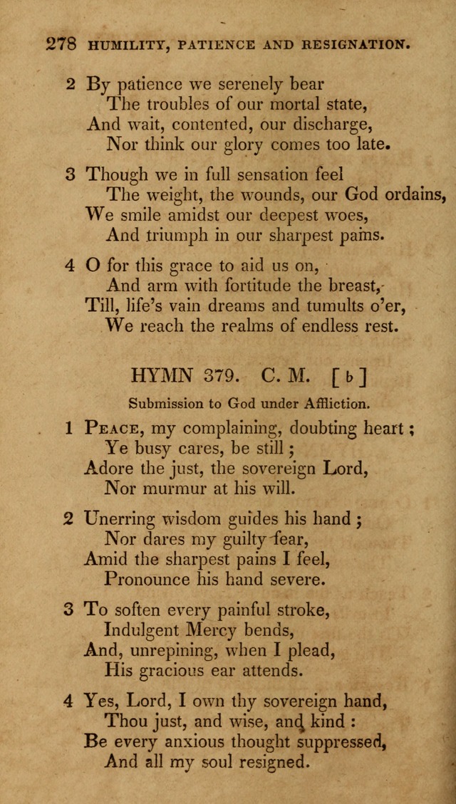 The New Hymn Book, Designed for Universalist Societies: compiled from approved authors, with variations and additions (9th ed.) page 278