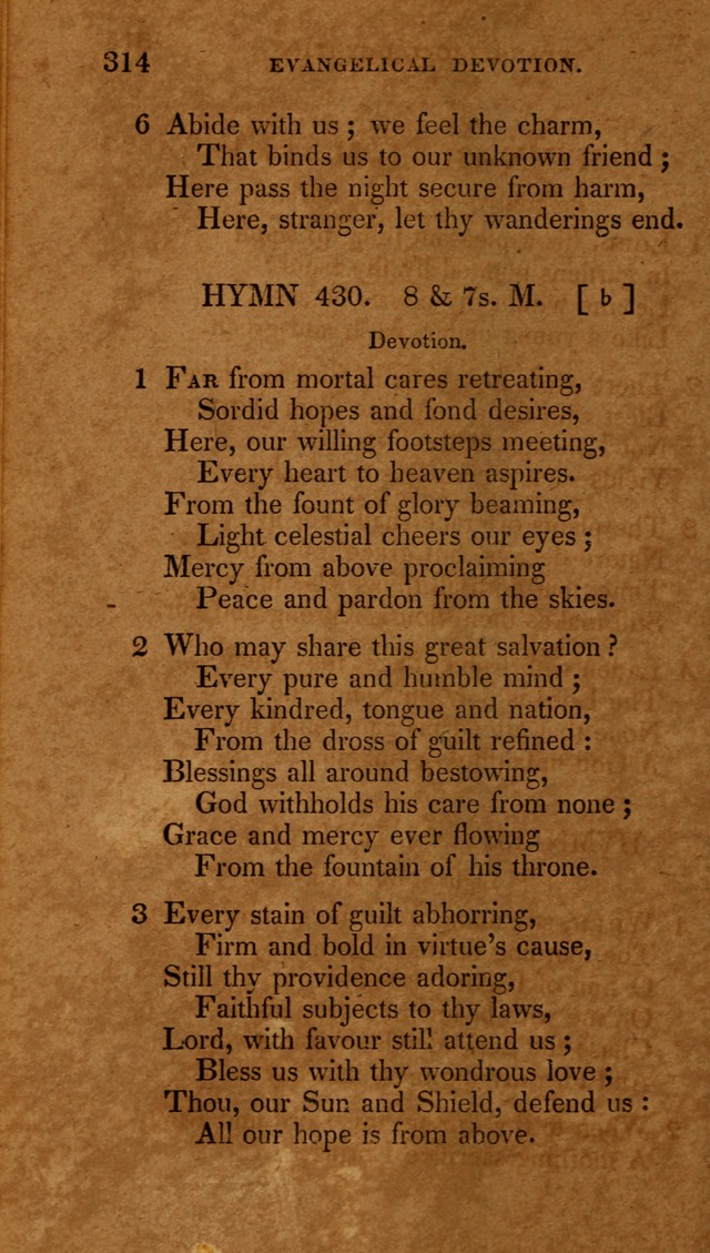 The New Hymn Book, Designed for Universalist Societies: compiled from approved authors, with variations and additions (9th ed.) page 316