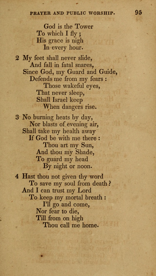 The New Hymn Book, Designed for Universalist Societies: compiled from approved authors, with variations and additions (9th ed.) page 95