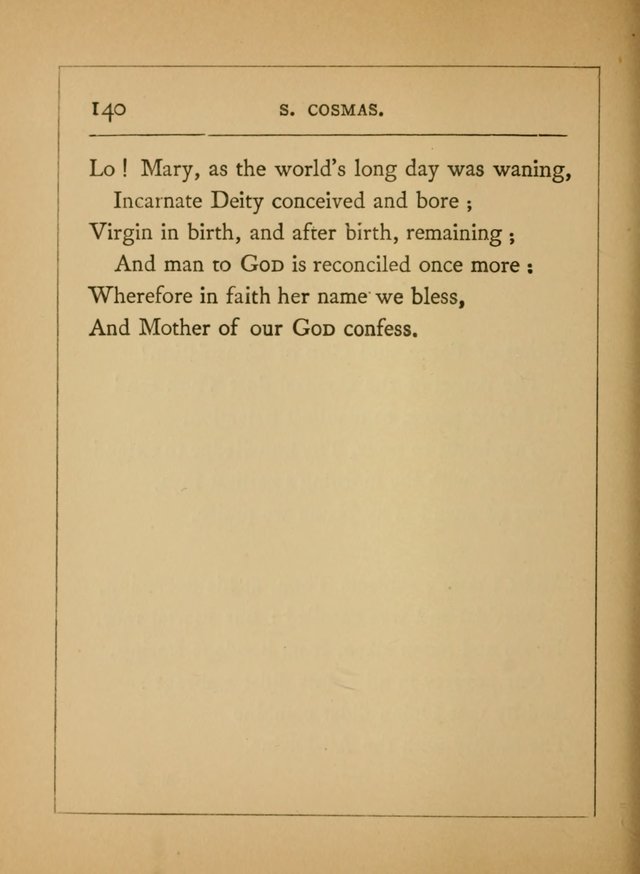 Hymns of the Eastern Church (5th ed.) page 140
