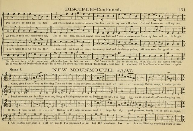 The New Harmonia Sacra: a compilation of genuine church music comprising a great variety of metres, harmonized for four voices (Eighteenth Edition) page 112