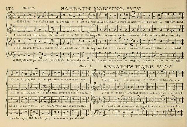 The New Harmonia Sacra: a compilation of genuine church music comprising a great variety of metres, harmonized for four voices (Eighteenth Edition) page 135