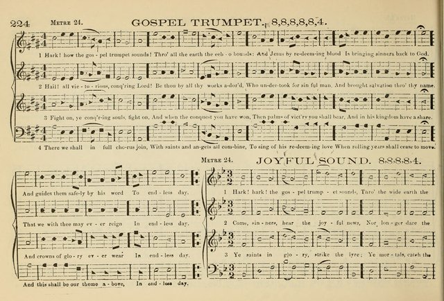 The New Harmonia Sacra: a compilation of genuine church music comprising a great variety of metres, harmonized for four voices (Eighteenth Edition) page 185