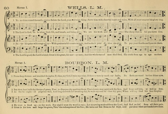 The New Harmonia Sacra: a compilation of genuine church music comprising a great variety of metres, harmonized for four voices (Eighteenth Edition) page 21