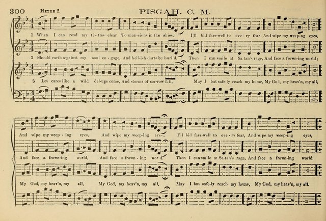 The New Harmonia Sacra: a compilation of genuine church music comprising a great variety of metres, harmonized for four voices (Eighteenth Edition) page 261