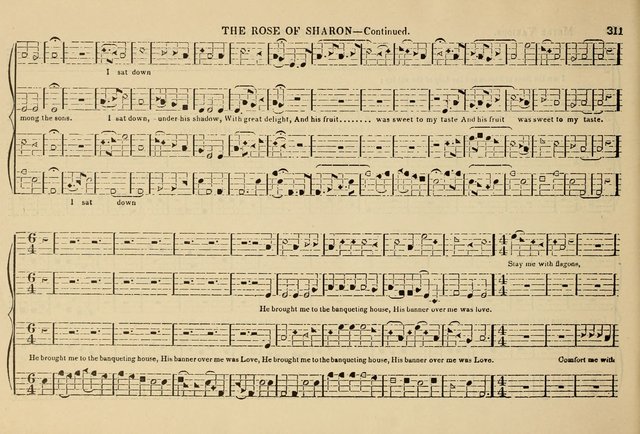 The New Harmonia Sacra: a compilation of genuine church music comprising a great variety of metres, harmonized for four voices (Eighteenth Edition) page 325