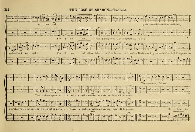 The New Harmonia Sacra: a compilation of genuine church music comprising a great variety of metres, harmonized for four voices (Eighteenth Edition) page 326