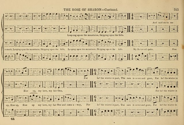 The New Harmonia Sacra: a compilation of genuine church music comprising a great variety of metres, harmonized for four voices (Eighteenth Edition) page 327