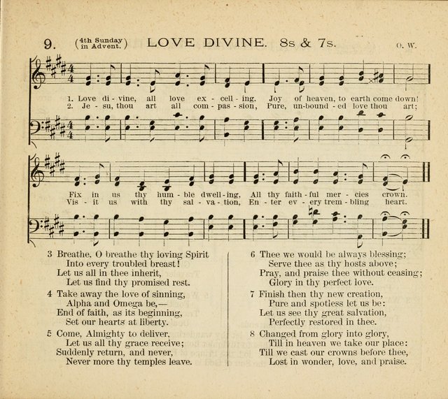 A New Hymnal for Sunday Schools page 9
