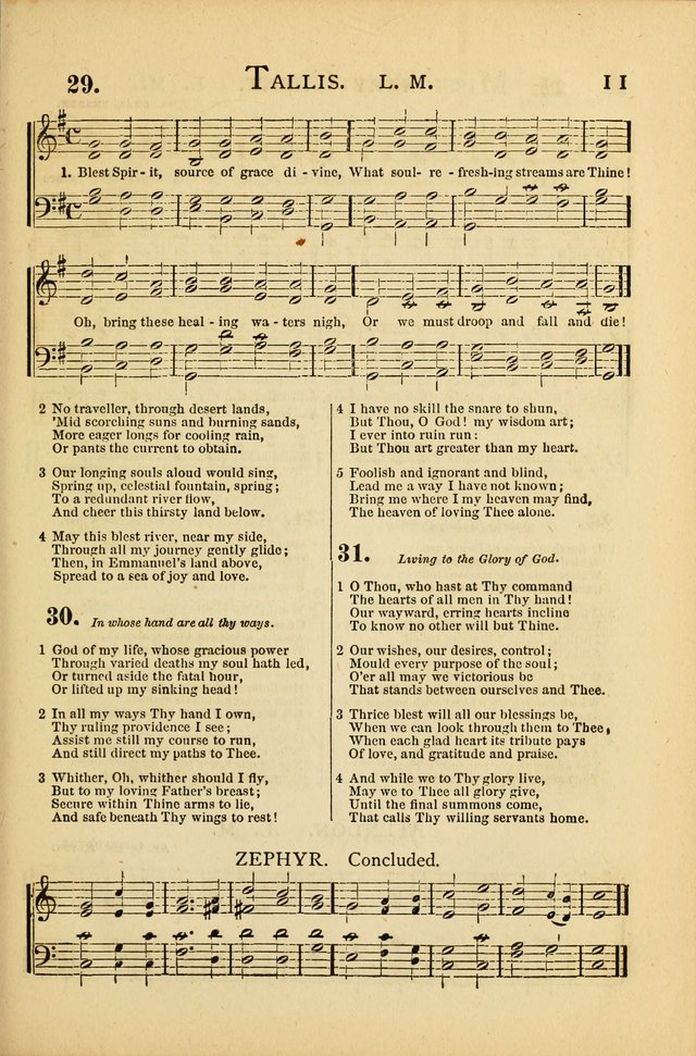 National Hymn and Tune Book: for congregations, schools and the home page 11