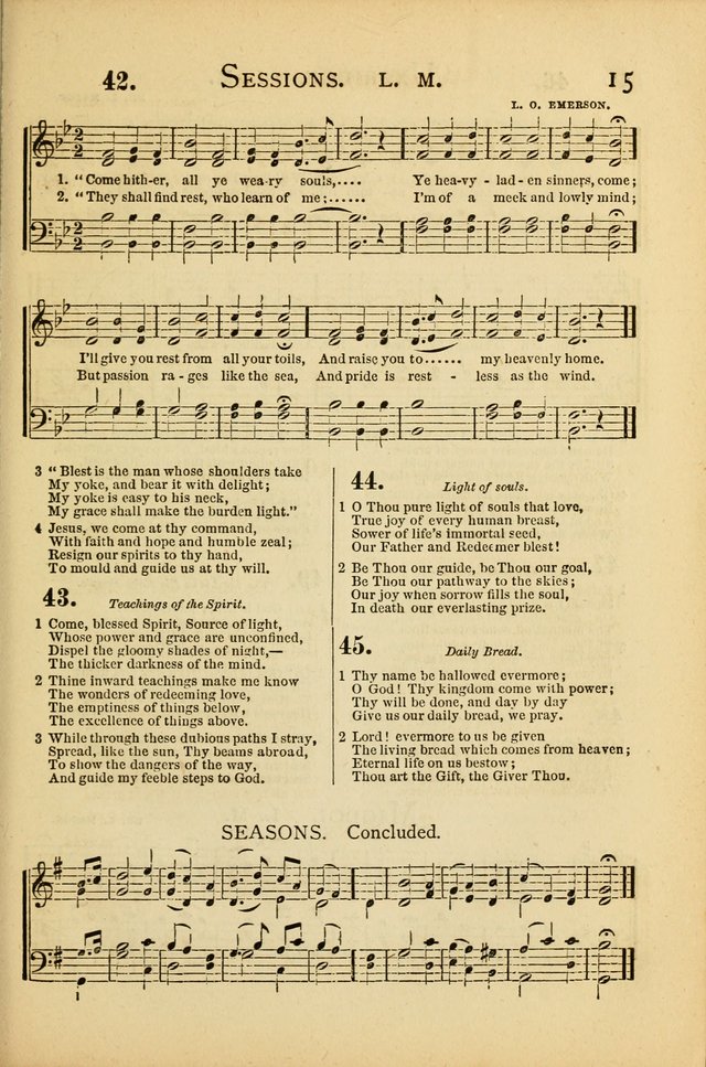 National Hymn and Tune Book: for congregations, schools and the home page 15
