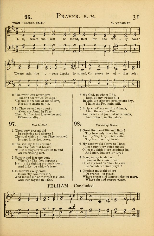 National Hymn and Tune Book: for congregations, schools and the home page 31