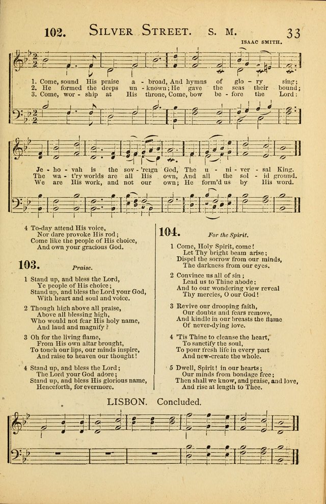 National Hymn and Tune Book: for congregations, schools and the home page 33