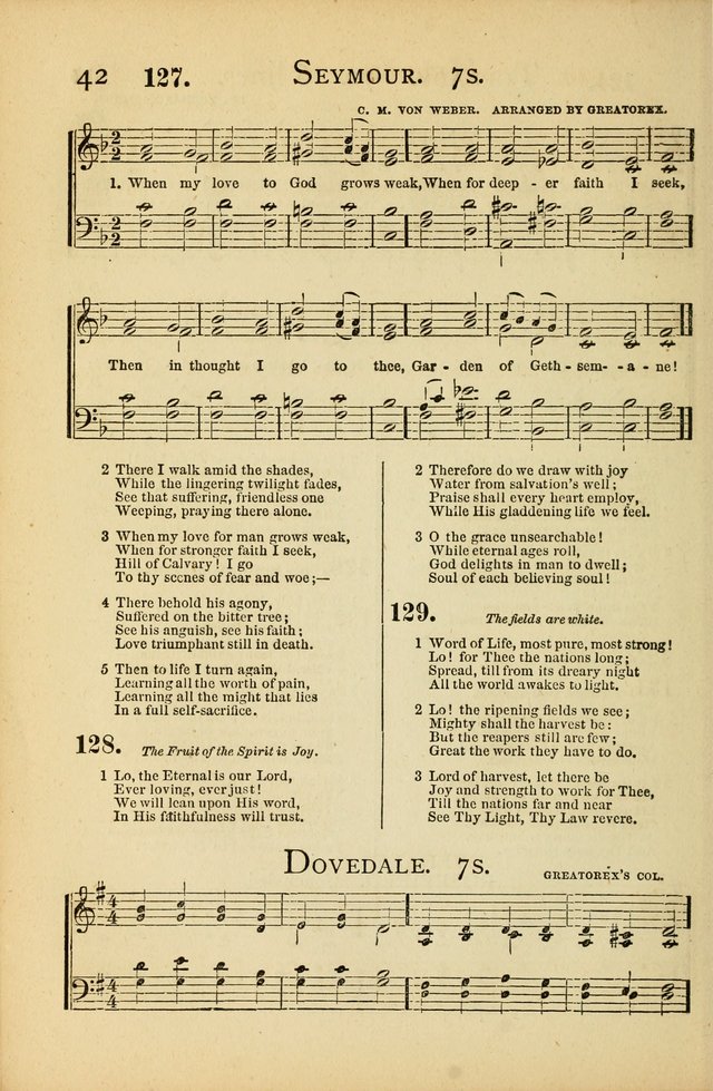National Hymn and Tune Book: for congregations, schools and the home page 42