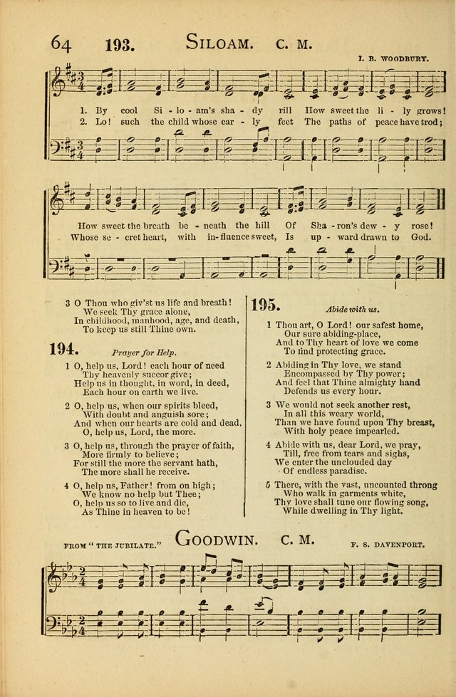National Hymn and Tune Book: for congregations, schools and the home page 64