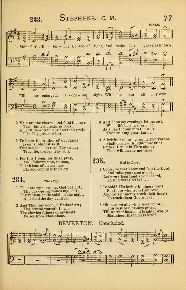 National Hymn and Tune Book: for congregations, schools and the home page 77