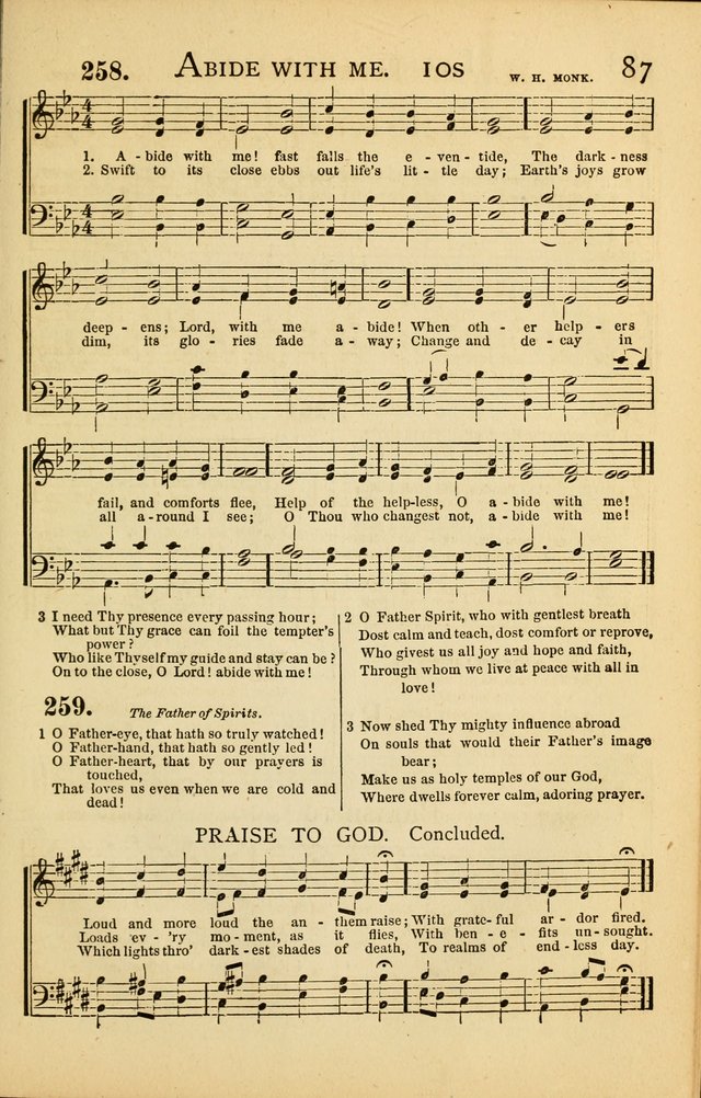 National Hymn and Tune Book: for congregations, schools and the home page 87