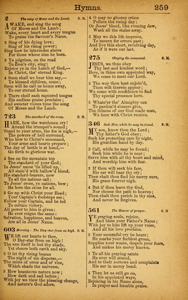 New Hymn and Tune Book: an Offering of Praise for the Use of the African M. E. Zion Church of America page 264