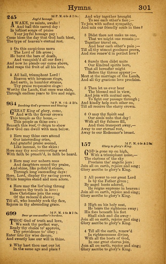 New Hymn and Tune Book: an Offering of Praise for the Use of the African M. E. Zion Church of America page 306