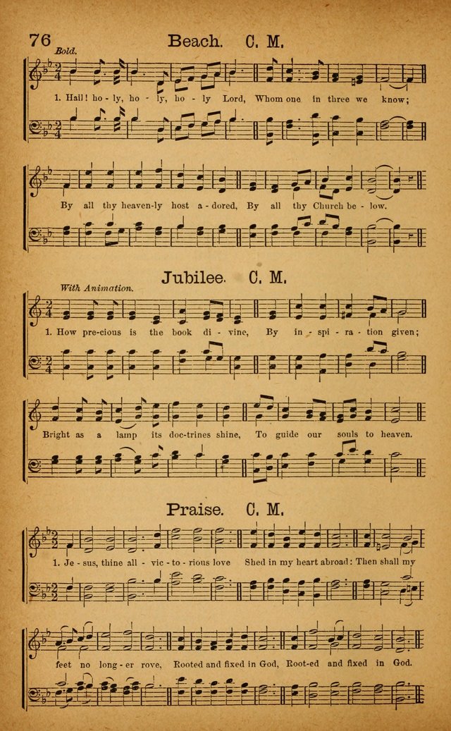 New Hymn and Tune Book: an Offering of Praise for the Use of the African M. E. Zion Church of America page 81