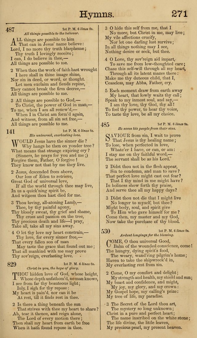 New Hymn and Tune book: an Offering of Praise for the Methodist Episcopal Church page 278