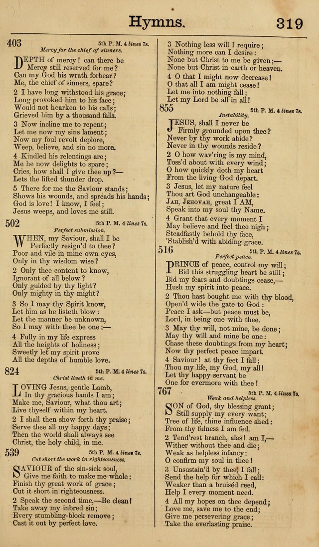 New Hymn and Tune book: an Offering of Praise for the Methodist Episcopal Church page 326