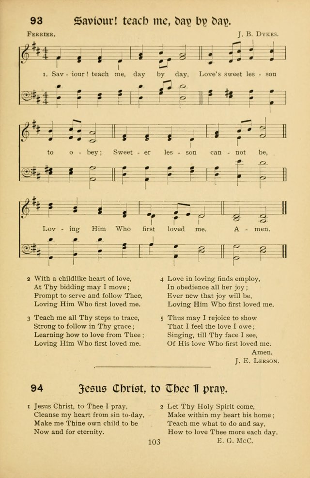 Northfield Hymns for Young People page 103