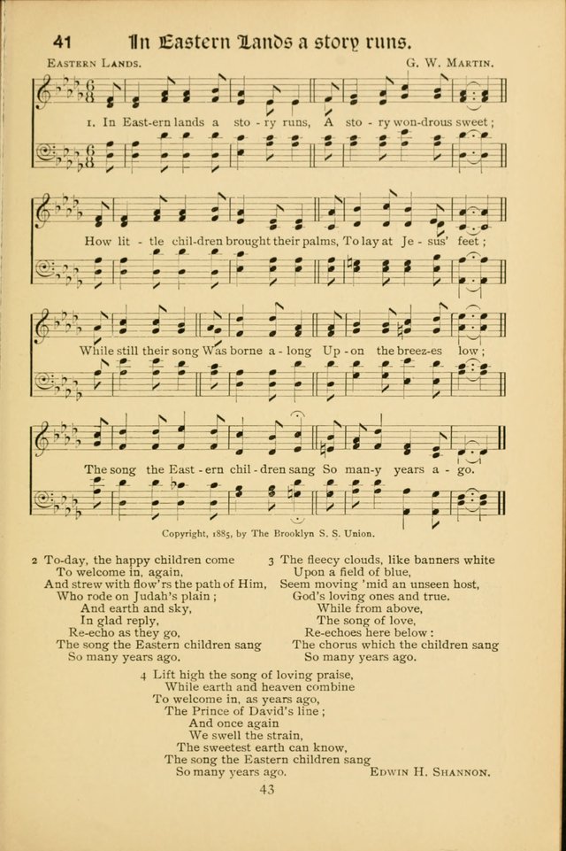 Northfield Hymns for Young People page 43