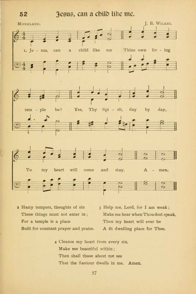 Northfield Hymns for Young People page 57
