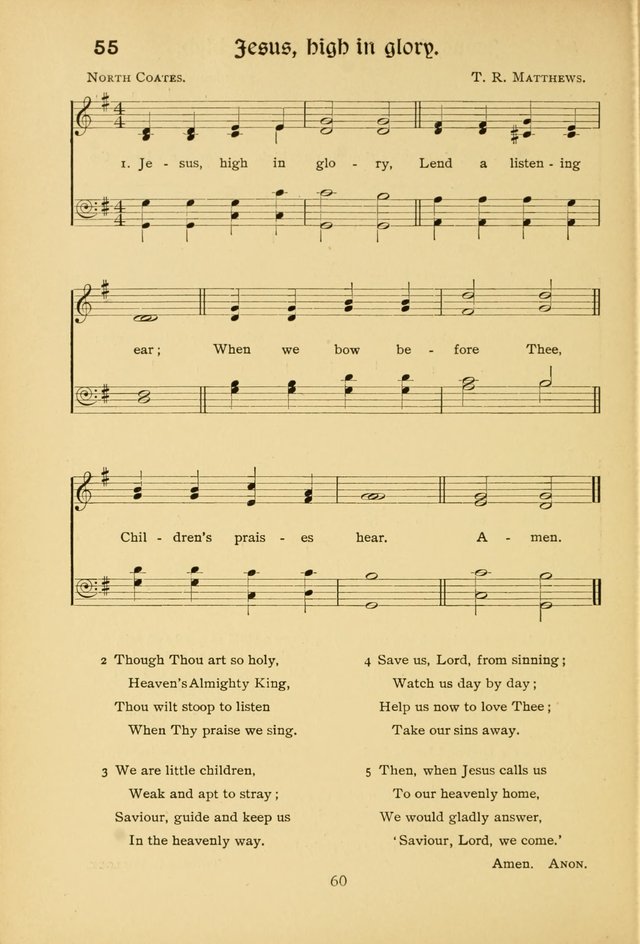 Northfield Hymns for Young People page 60