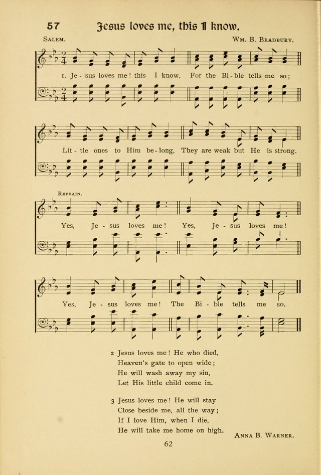 Northfield Hymns for Young People page 62