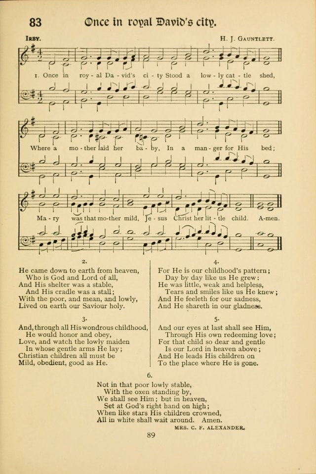 Northfield Hymns for Young People page 89