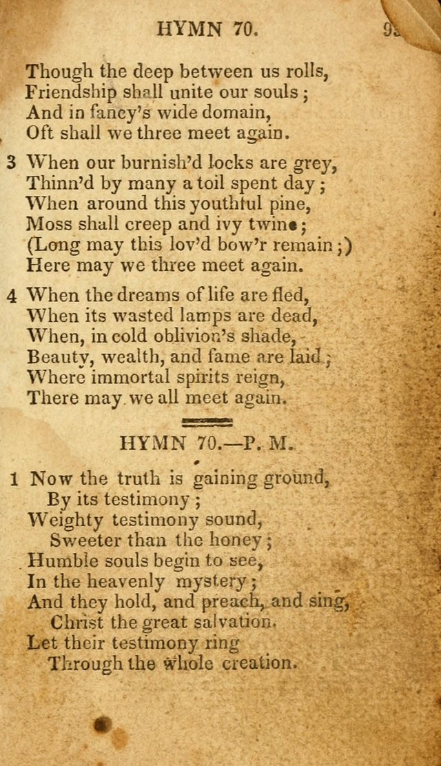 The New and Improved Camp Meeting Hymn Book: being a choice selection of hymns from the most approved authors. Designed to aid in the public and private devotions of Christians page 102