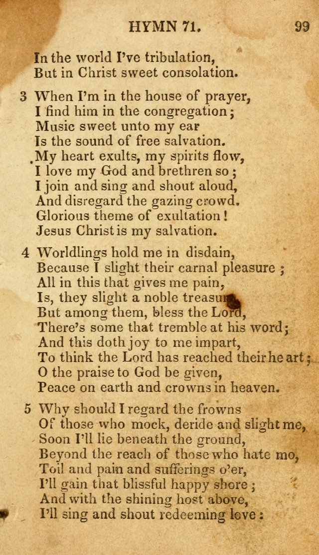 The New and Improved Camp Meeting Hymn Book: being a choice selection of hymns from the most approved authors. Designed to aid in the public and private devotions of Christians page 106