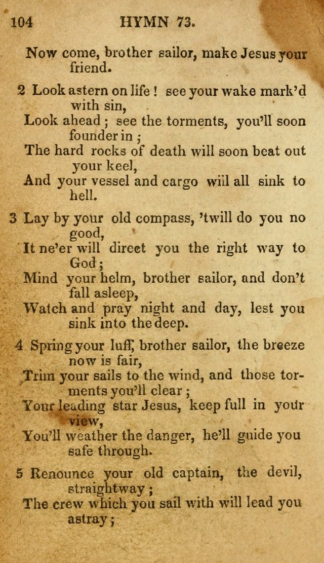 The New and Improved Camp Meeting Hymn Book: being a choice selection of hymns from the most approved authors. Designed to aid in the public and private devotions of Christians page 111